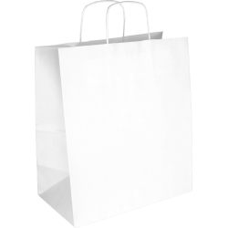 PS206G002 Papiertasche mit Papierkordel EKO PLUS weiß glatt