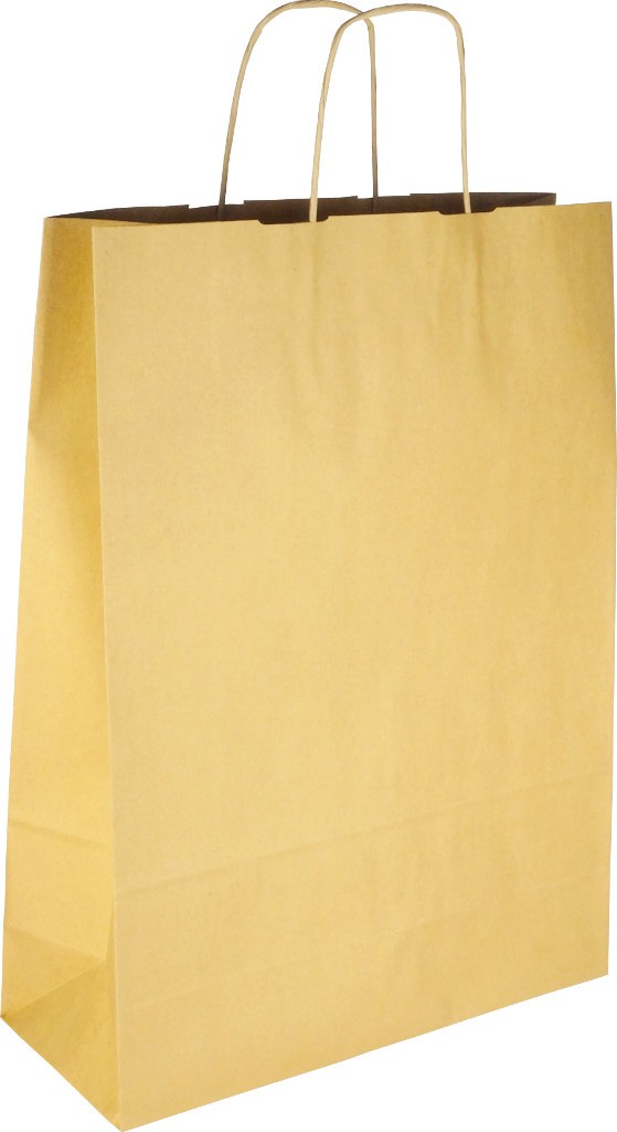 PS108G001 Papiertasche mit Papierkordel EKO PLUS braun glatt