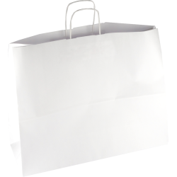 PS218G002 Papiertasche mit Papierkordel EKO PLUS weiß glatt