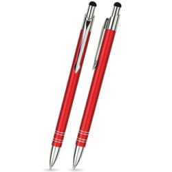BT-06 Kugelschreiber Touch Pen. Rot - matt.