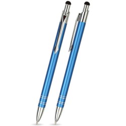 BT-10A Kugelschreiber Touch Pen. Blau - matt.