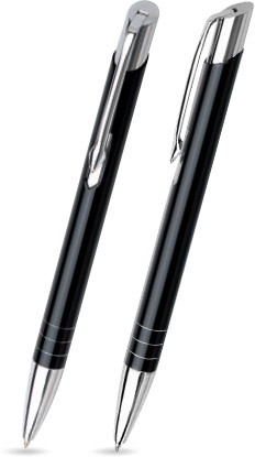 M-01 Kugelschreiber. Schwarz - Lack.