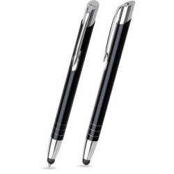 MT-01 Kugelschreiber Touch Pen. Schwarz - Lack.
