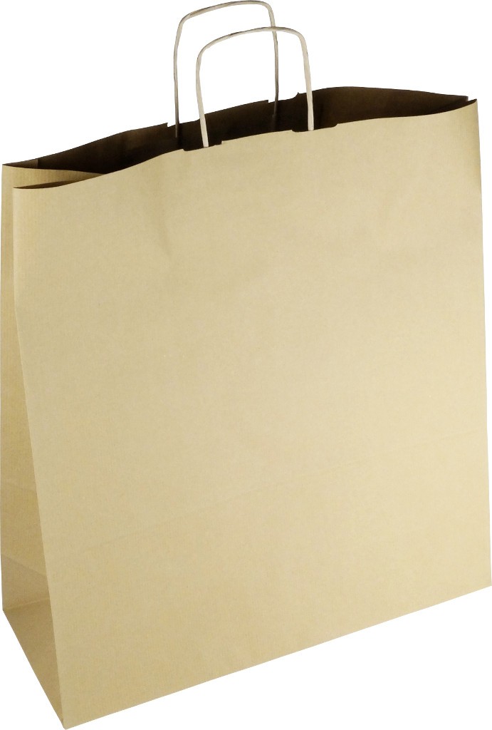 PS116G001 Papiertasche mit Papierkordel EKO PLUS braun/glatt