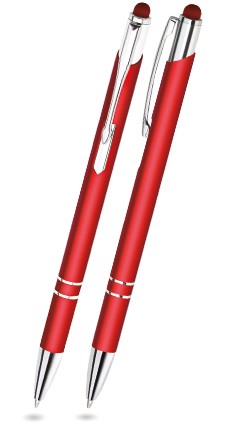 BET-06 Ballpoint pen Touch Pen BELLO. Red (matt).