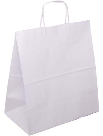 PS215G002 Papiertasche mit Papierkordel EKO PLUS weiß glatt