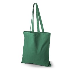 Grüne Oeko-Tex STANDARD 100 Baumwolltasche mit langen Henkeln