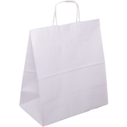 PS216G002 Papiertasche mit Papierkordel EKO PLUS weiß glatt