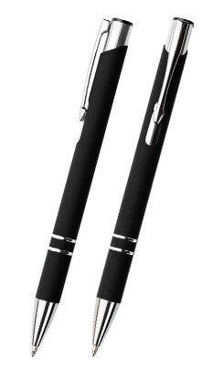 CR-01 Kugelschreiber. Schwarz - mat.