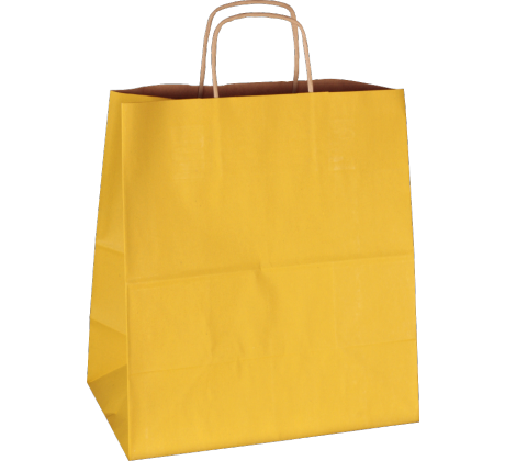 PS306G091 Papiertasche mit Papierkordel EKO PLUS gelb