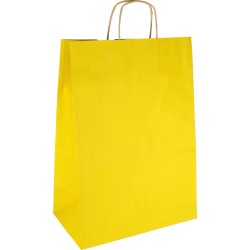 PS307G091 Papiertasche mit Papierkordel EKO PLUS gelb
